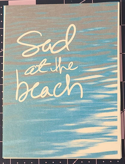 sad at the beach