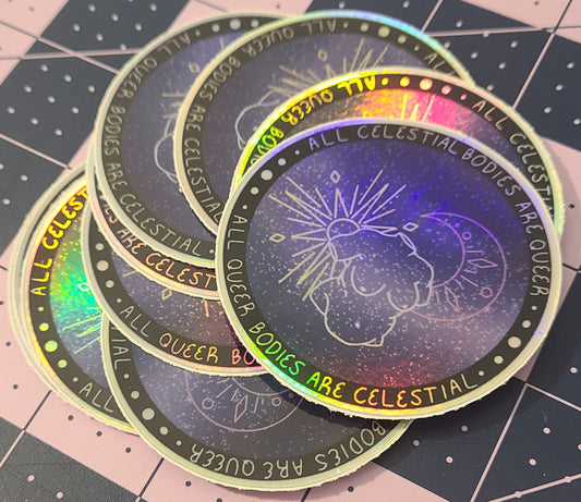 All Celestial Bodies Are Queer sticker